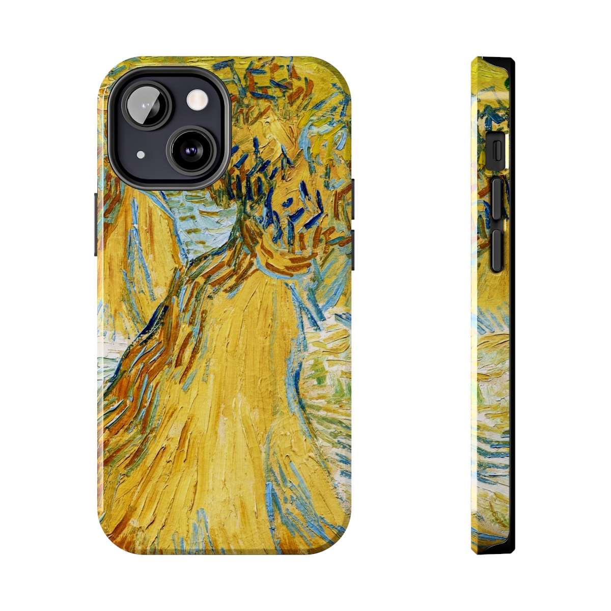Van Gogh Wheatfield And Sheaves - iPhone Cases