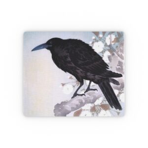Ohara Koson Crow & Full Moon - Mouse Pad
