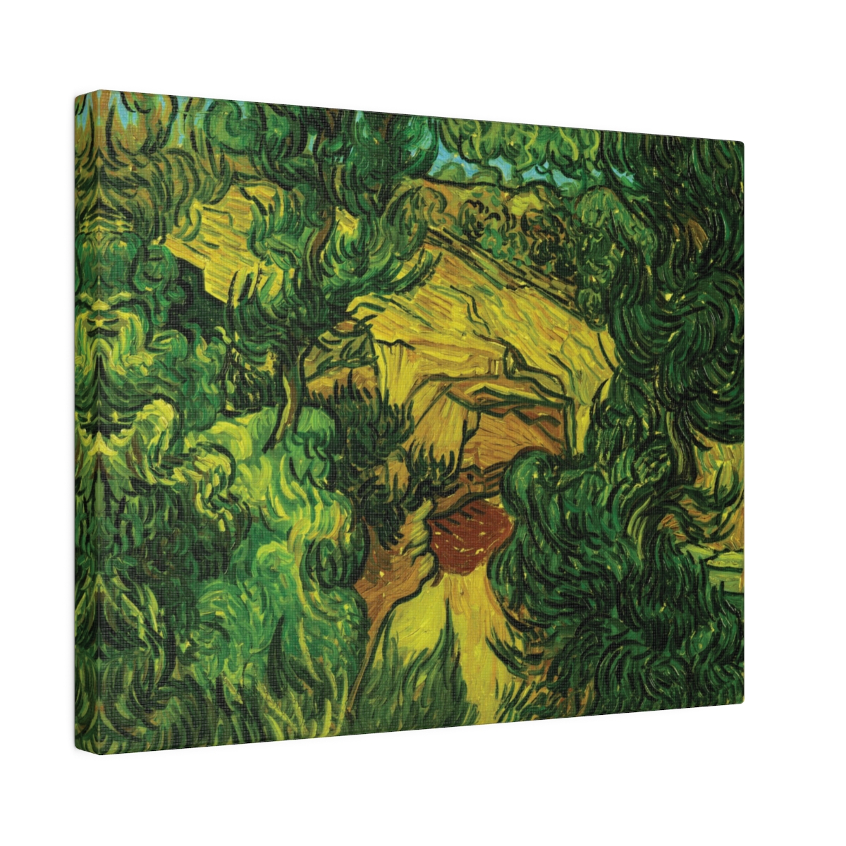 Van Gogh Entrance To A Quarry. Matte Canvas, Stretched, S45-104