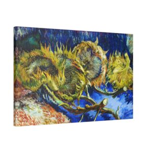 Van Gogh Sunflowers. Matte Canvas, Stretched, S45-60