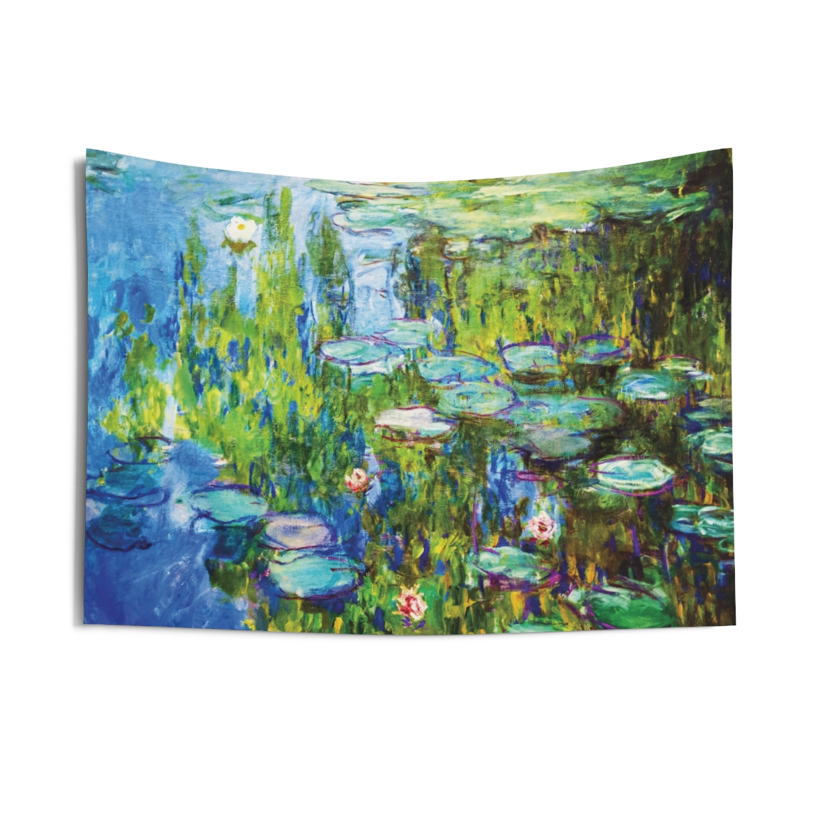 Monet Water Lilies Artistic Wall Tapestry – Soft, Durable & Quick-Drying 1 Monet Water Lilies Artistic Wall Tapestry – Soft, Durable & Quick-Drying