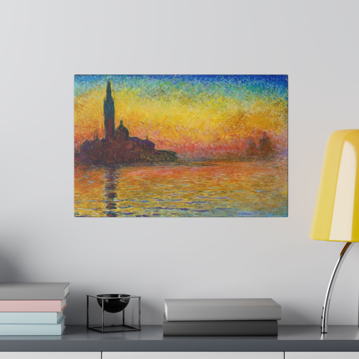 Monet San Giorgio Maggiore at dusk - Matte Canvas - Image 3