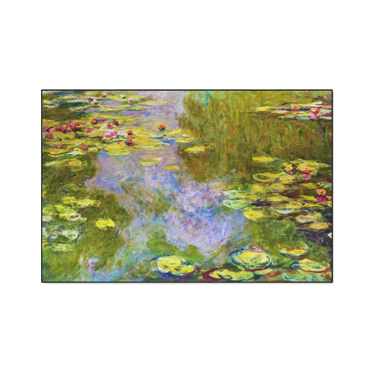 Monet Water Lilies - Floor Mat - Image 2
