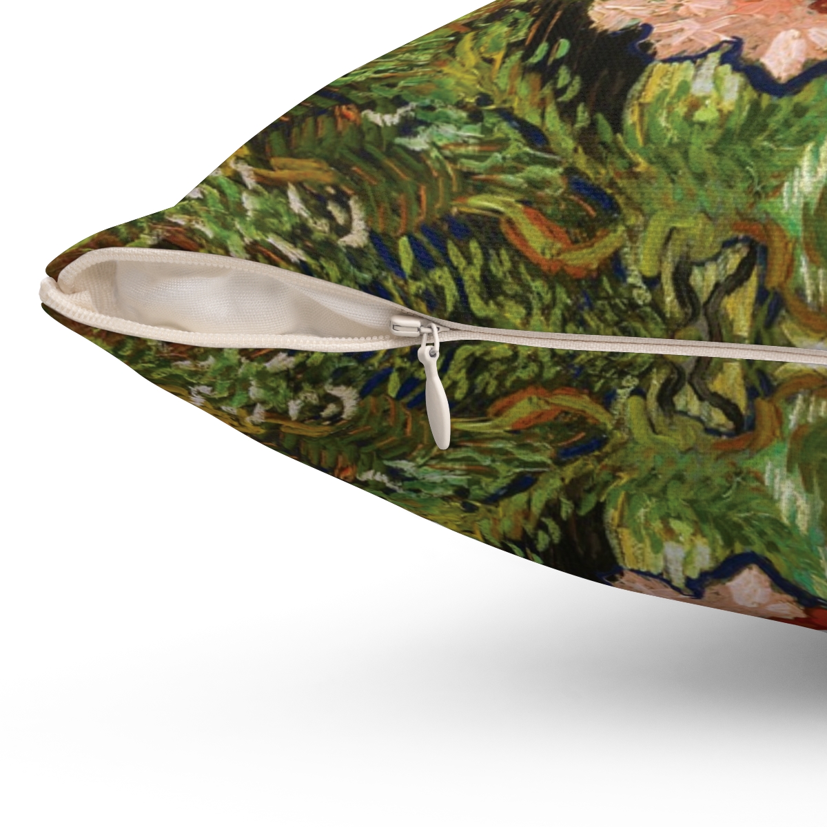 Van Gogh Bouguet Of Flowers In Vase. Square Pillow, S45-20 - Image 3