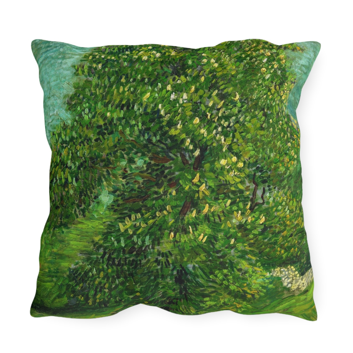 van Gogh Chestnut tree in blossom Outdoor Pillow S45-88 - Image 2