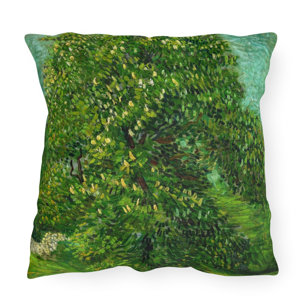 van Gogh Chestnut tree in blossom Outdoor Pillow S45-88