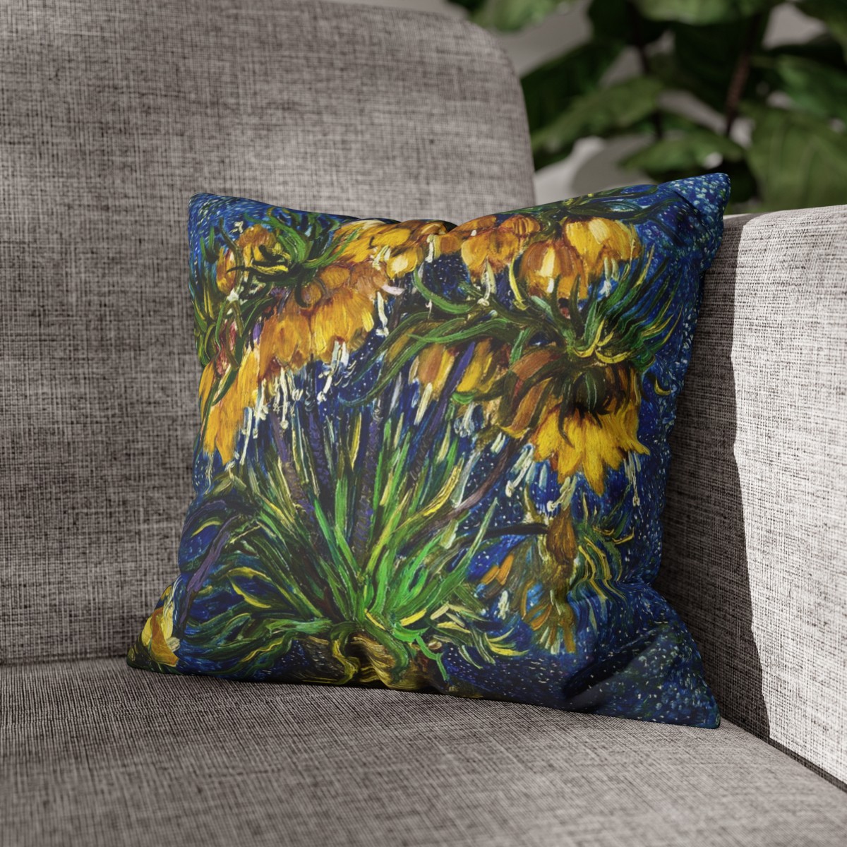 Van Gogh flowers in Vase - Pillow Case - Image 5