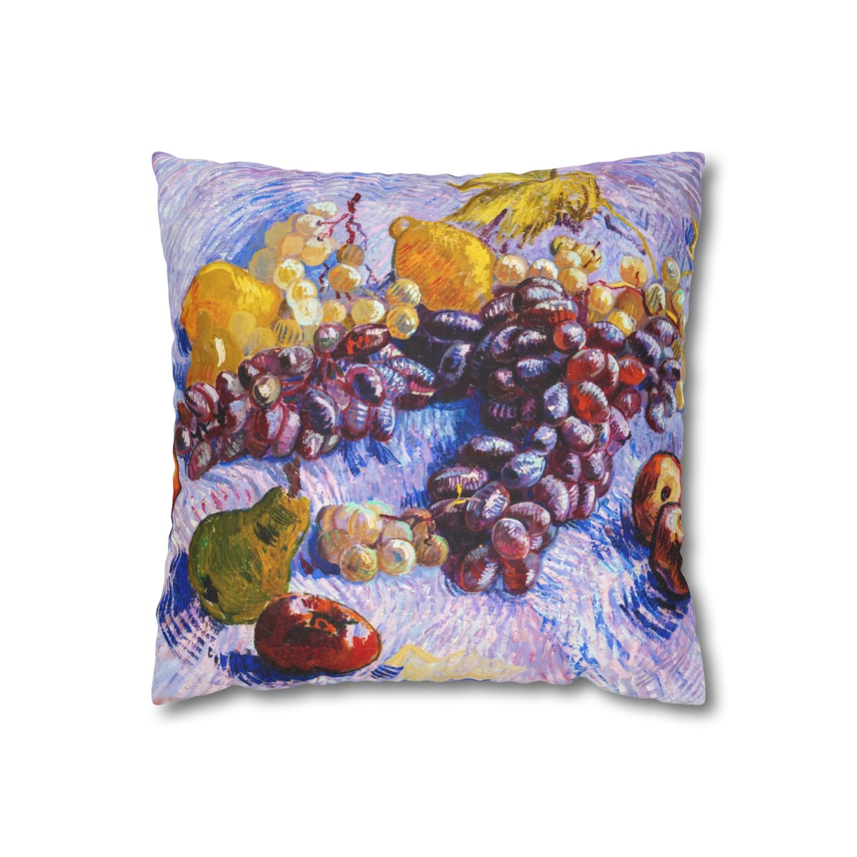 Van Gogh Grapes Lemons Pears & Apples - Pillow Case - Image 2