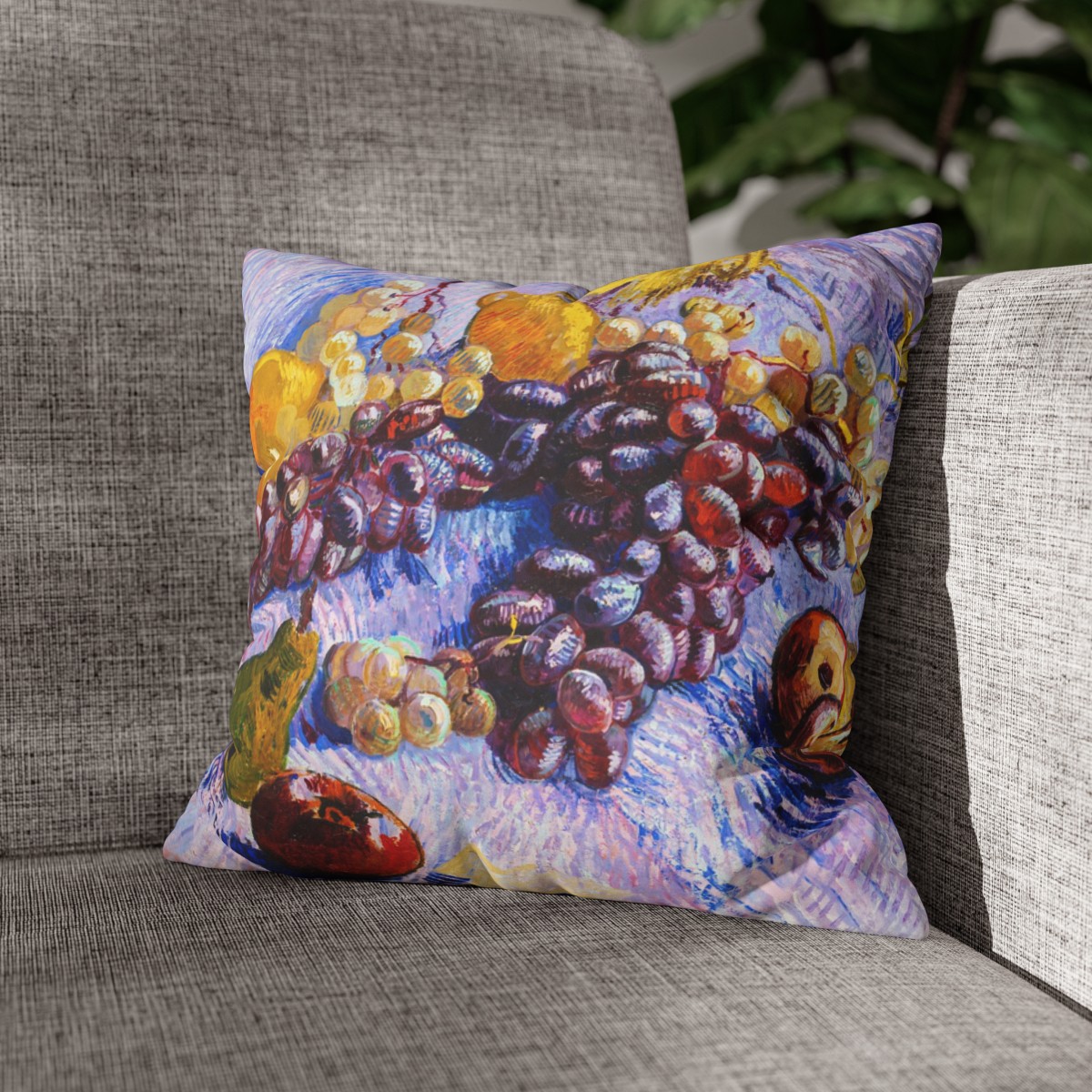 Van Gogh Grapes Lemons Pears & Apples - Pillow Case - Image 5
