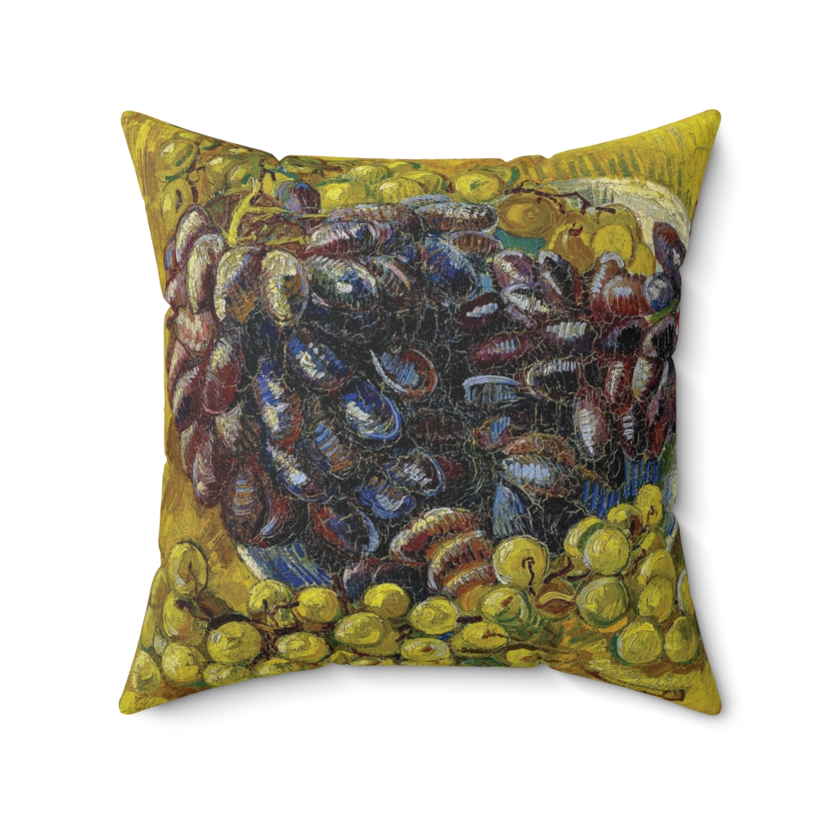Van Gogh Grapes - Square Pillow - Image 2