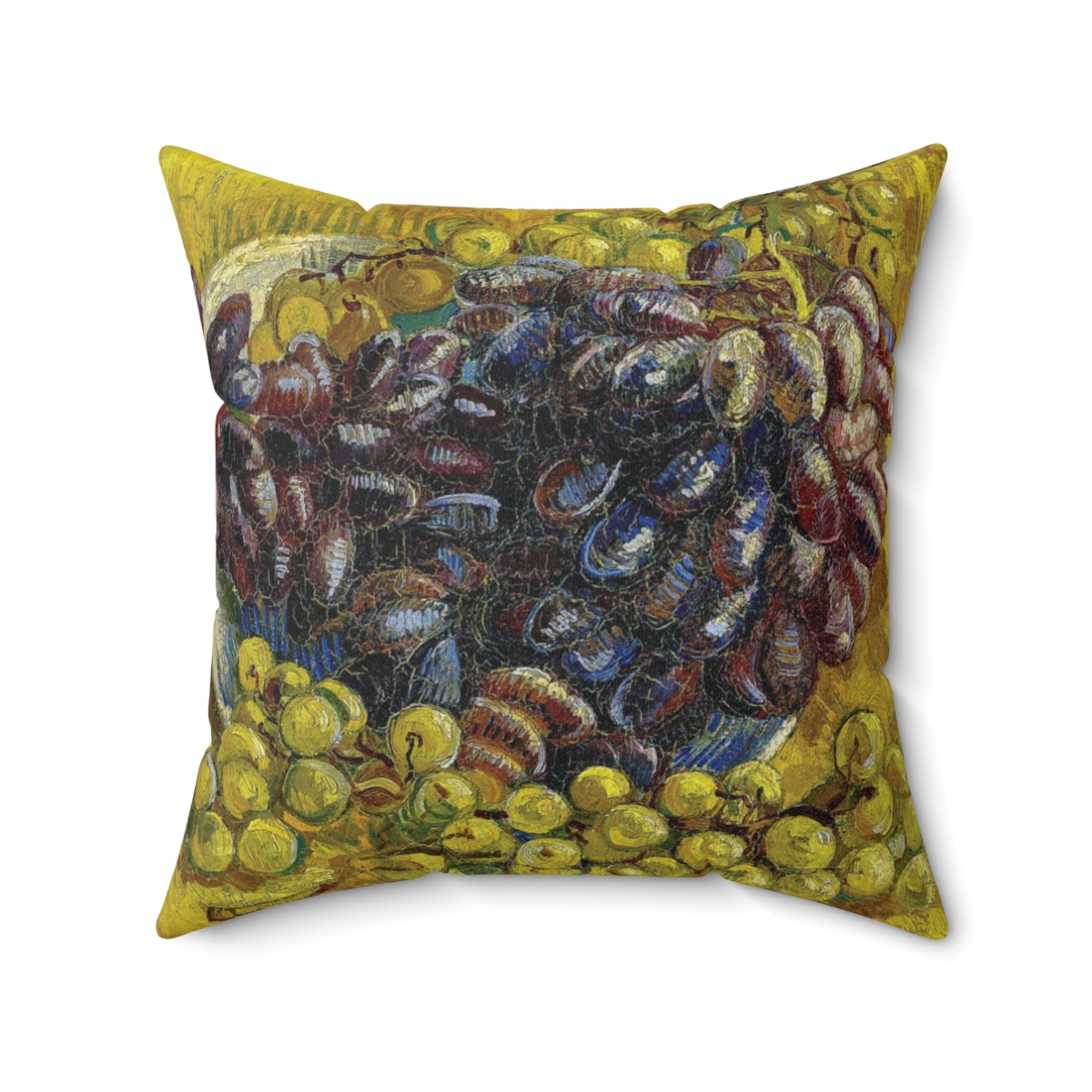 Van Gogh Grapes - Square Pillow