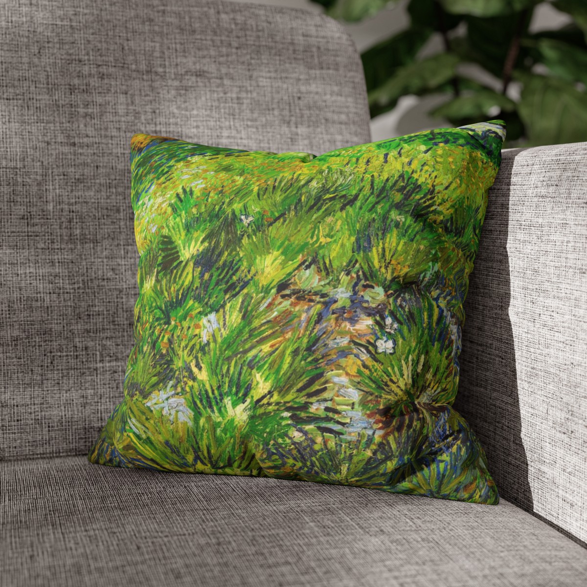 Van Gogh Grass & Butterflies - Pillow Case - Image 5