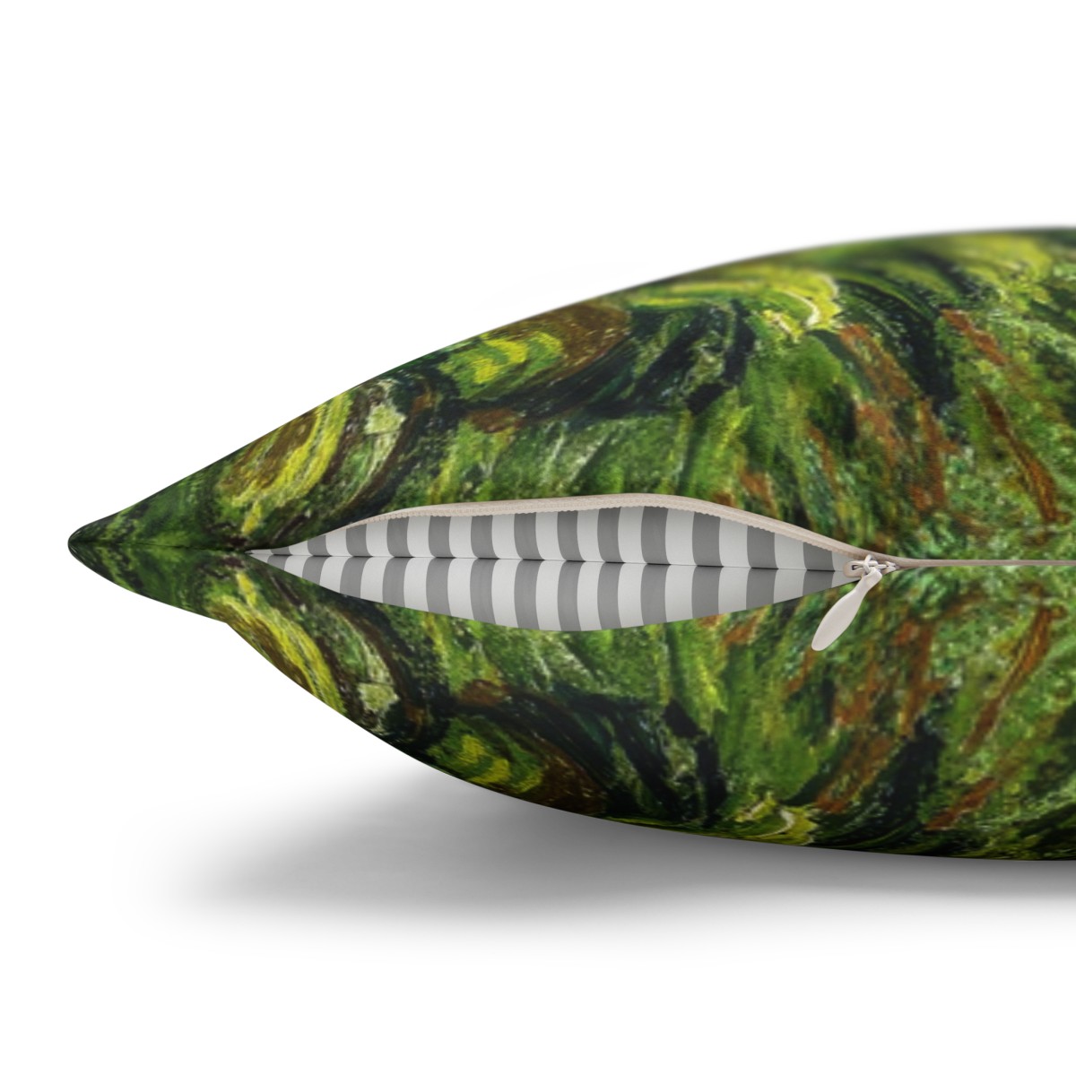 Van Gogh Green Grass & White Butterflies - Pillow Case - Image 4