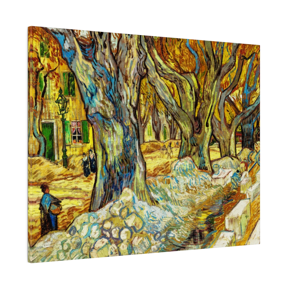 Van Gogh Large Plane Trees. Matte Canvas - Image 2