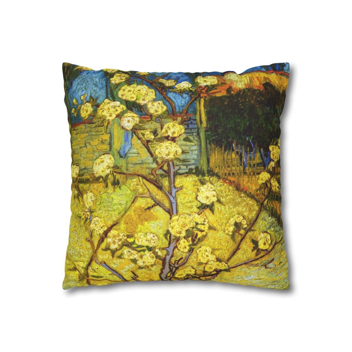 Van Gogh Pear Tree In Blossom - Pillow Case - Image 3