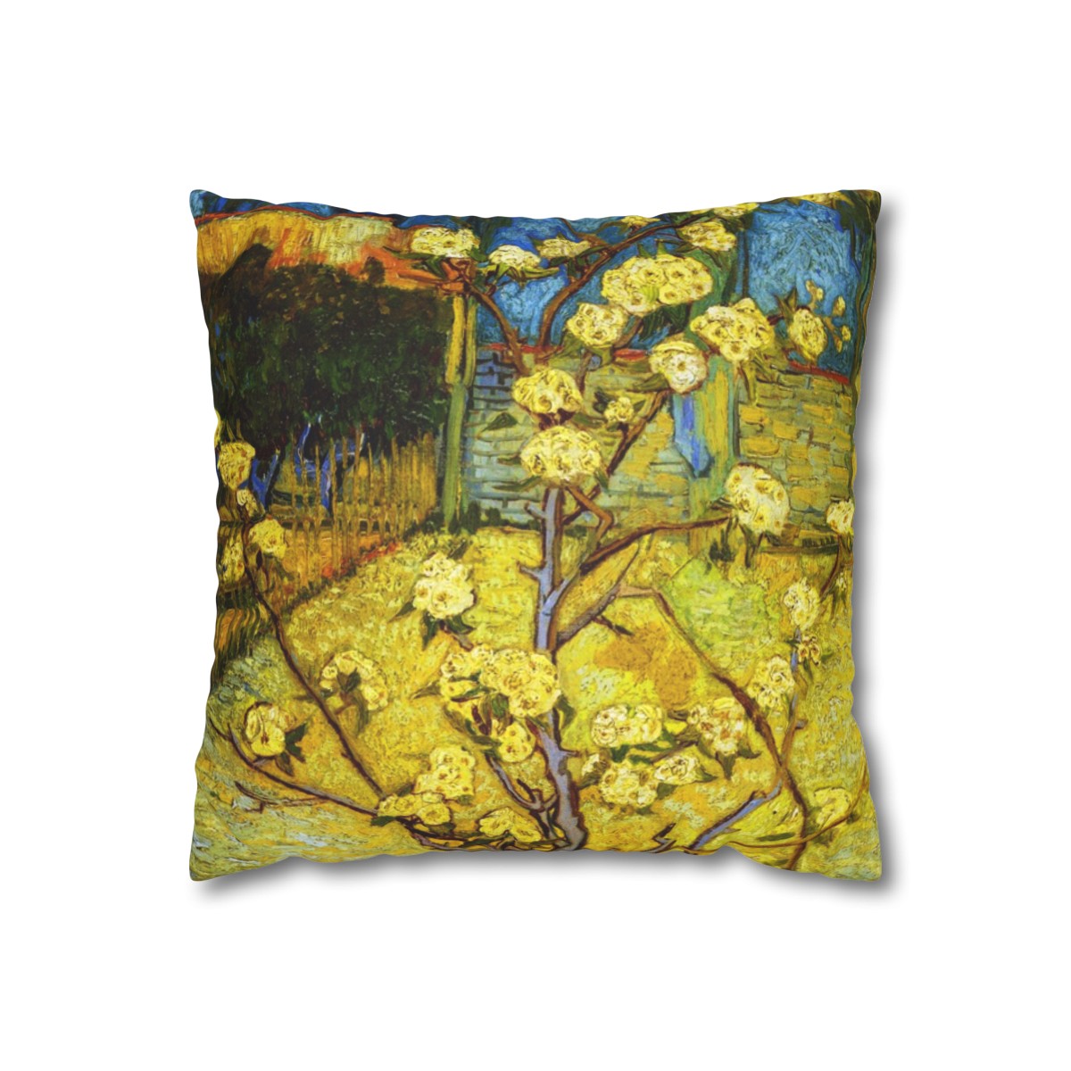 Van Gogh Pear Tree In Blossom - Pillow Case - Image 2