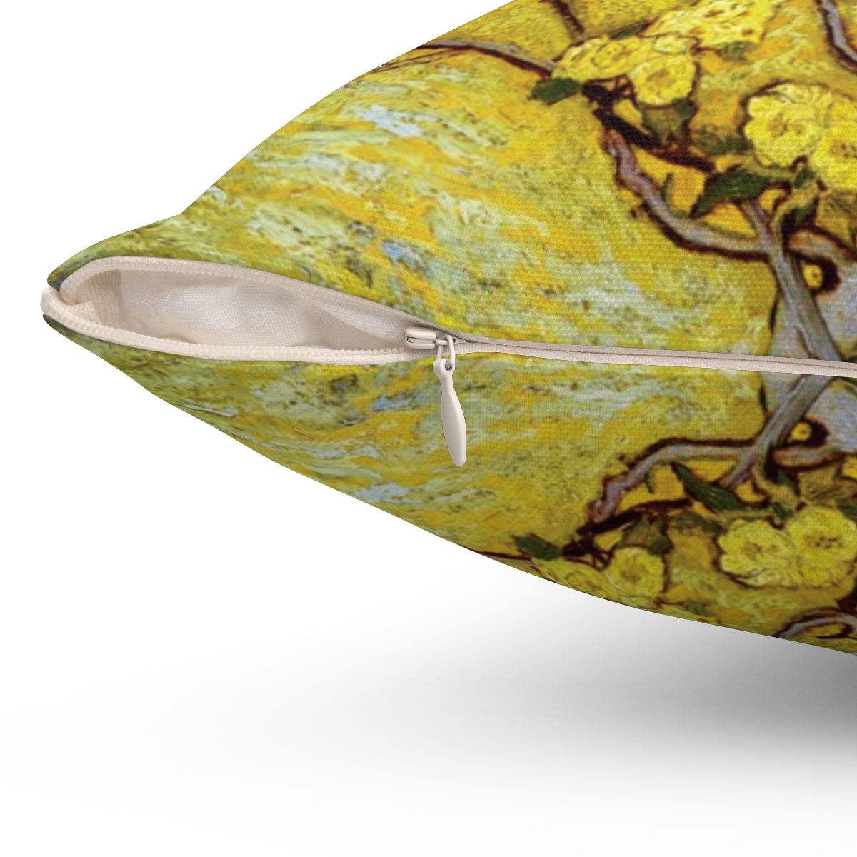 Van Gogh Pear Tree In Blossom - Square Pillow - Image 3