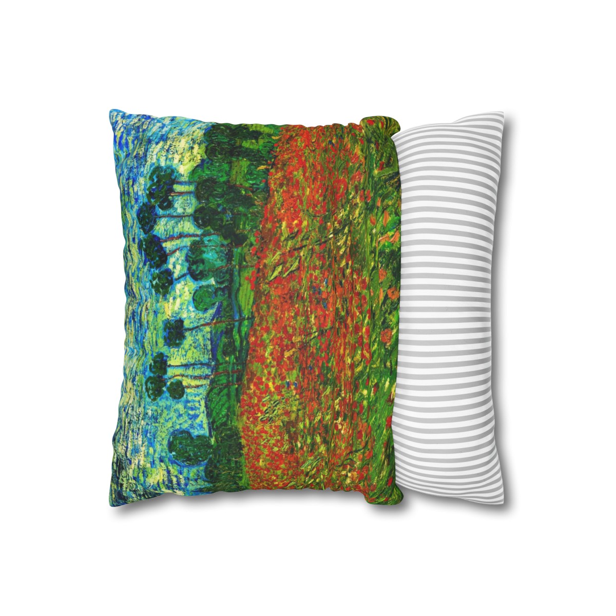 Van Gogh Poppy Field - Pillow Case 1 Van Gogh Poppy Field - Pillow Case