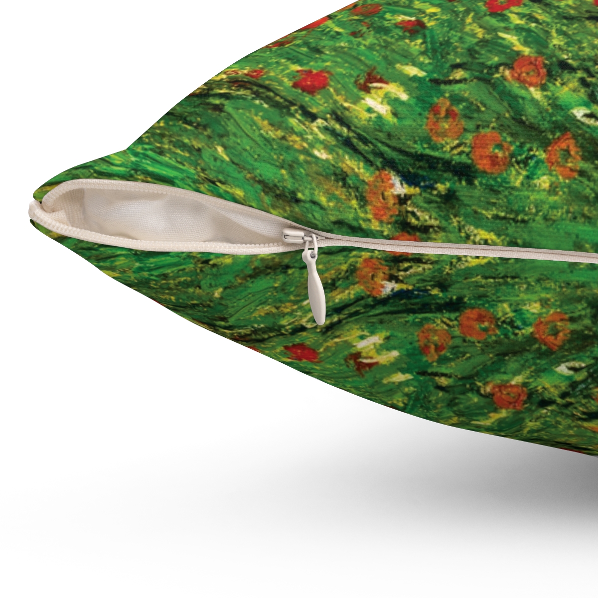 Van Gogh Poppy Field - Square Pillow - Image 3