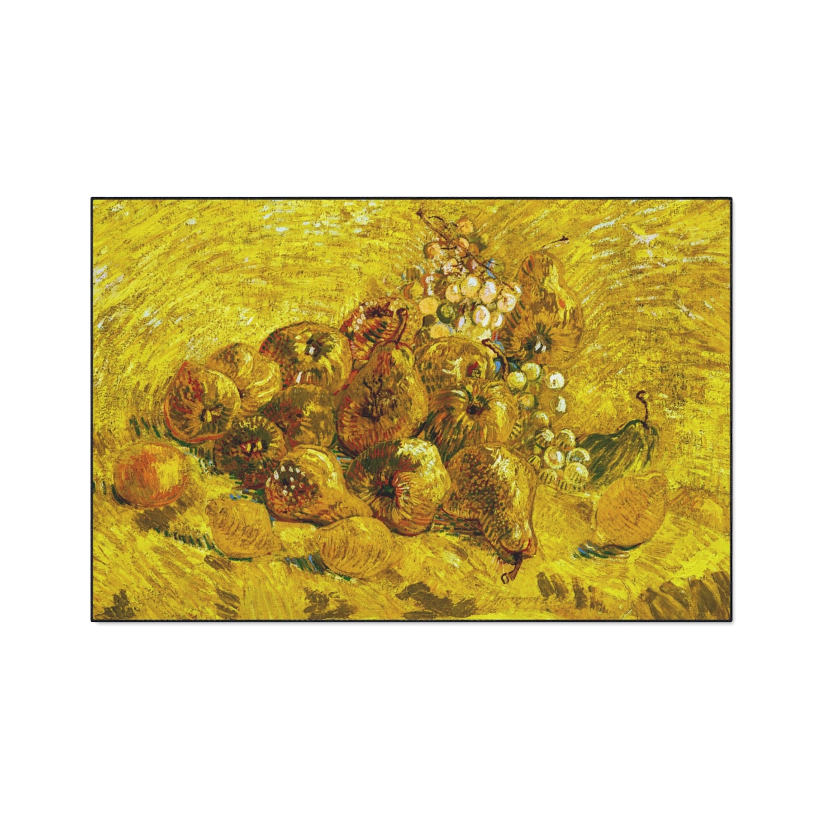 Van Gogh Quinces Lemons Pears and Grapes - Floor Mat - Image 2