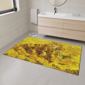 Van Gogh Quinces Lemons Pears and Grapes - Floor Mat