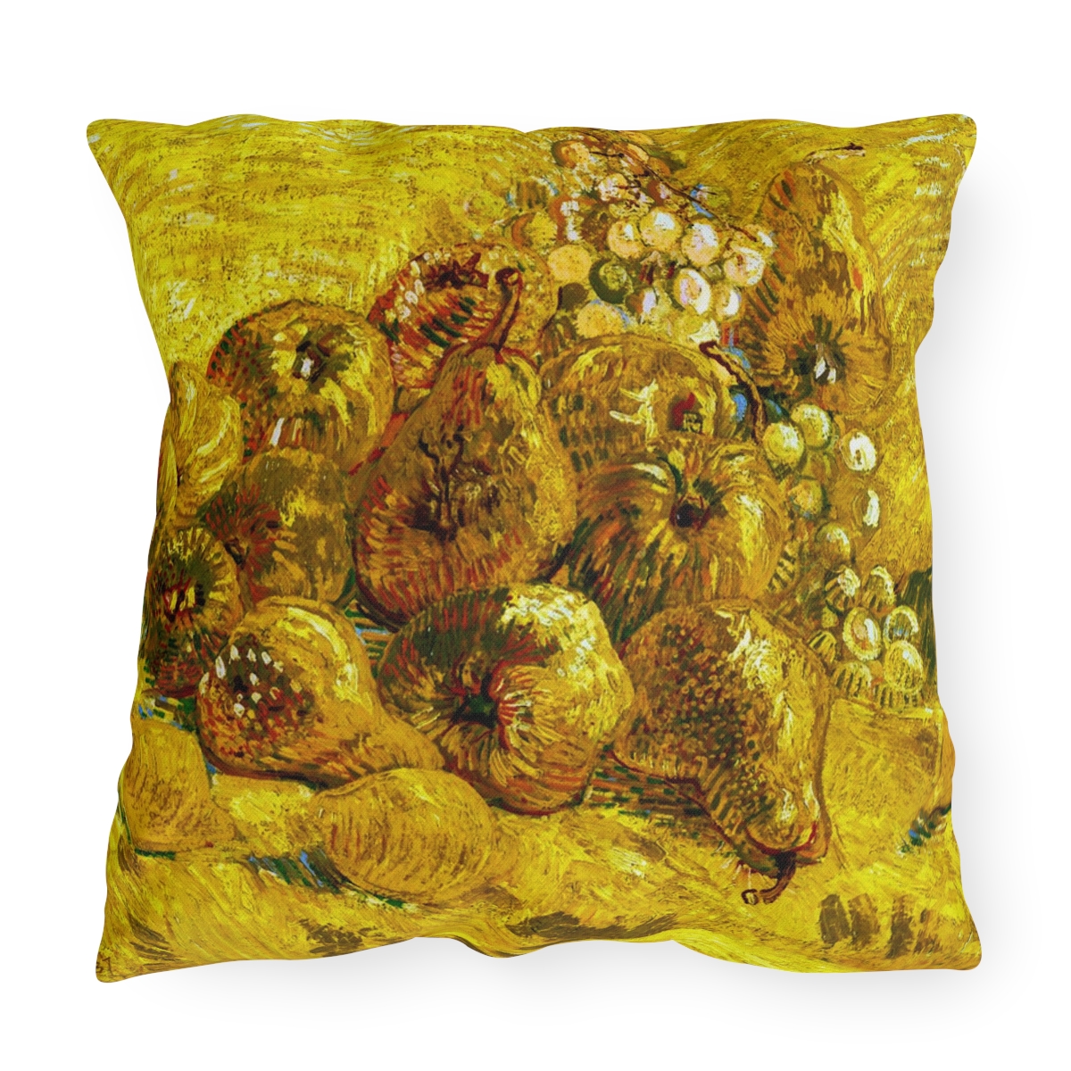 Van Gogh Quinces Lemons Pears & Grapes - Outdoor Pillow