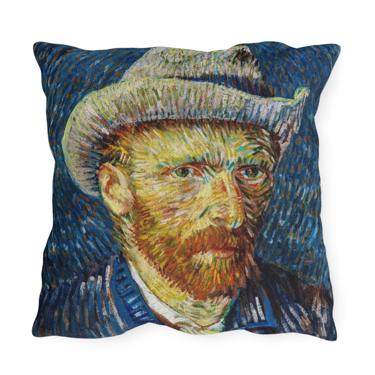 Van Gogh Self-Portrait - Outdoor Pillow - Image 2