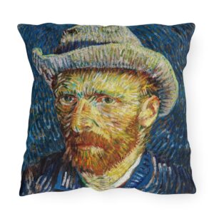 Van Gogh Self-Portrait - Outdoor Pillow
