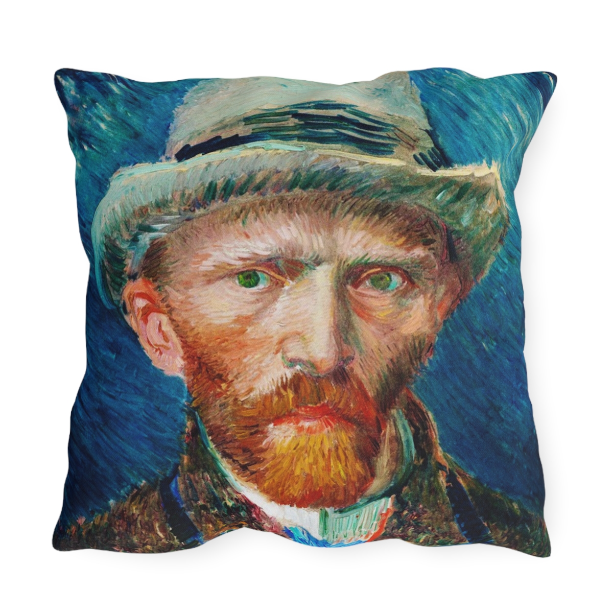 Van Gogh Self-Portrait - Outdoor Pillow - Image 2