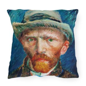 Van Gogh Self-Portrait - Outdoor Pillow