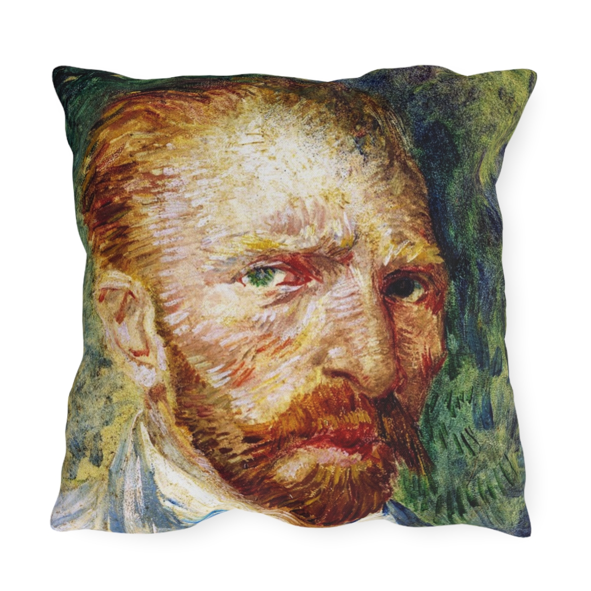 Van Gogh Self-Portrait - Outdoor Pillow - Image 2