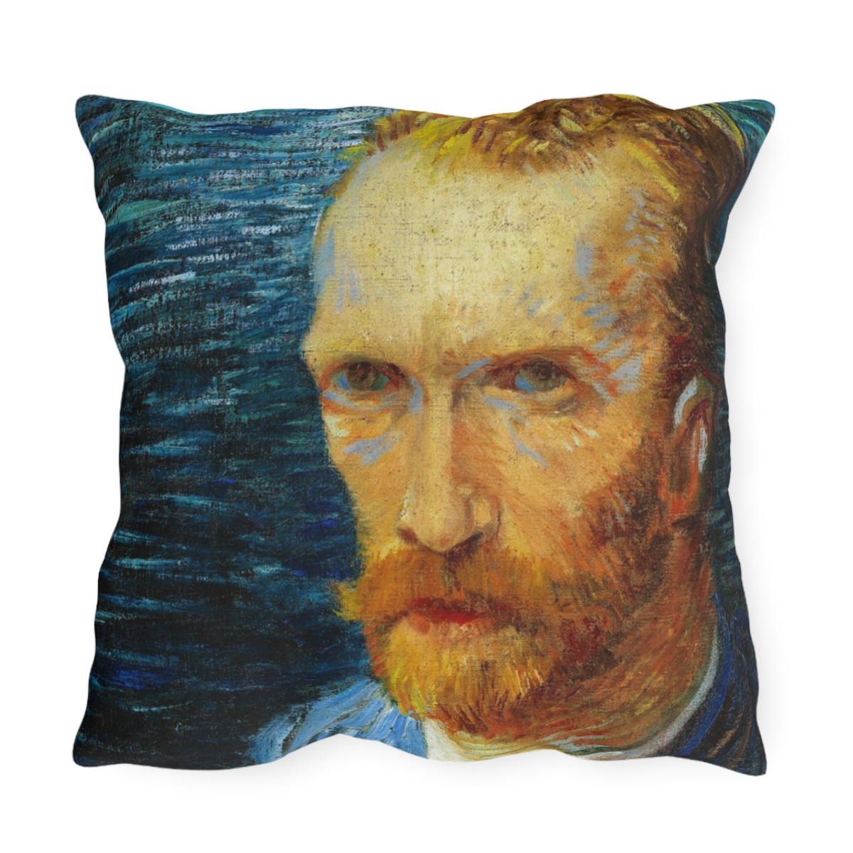 Van Gogh Self-Portrait - Outdoor Pillow - Image 2