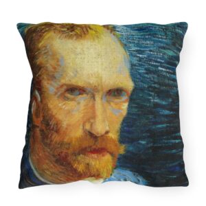 Van Gogh Self-Portrait - Outdoor Pillow