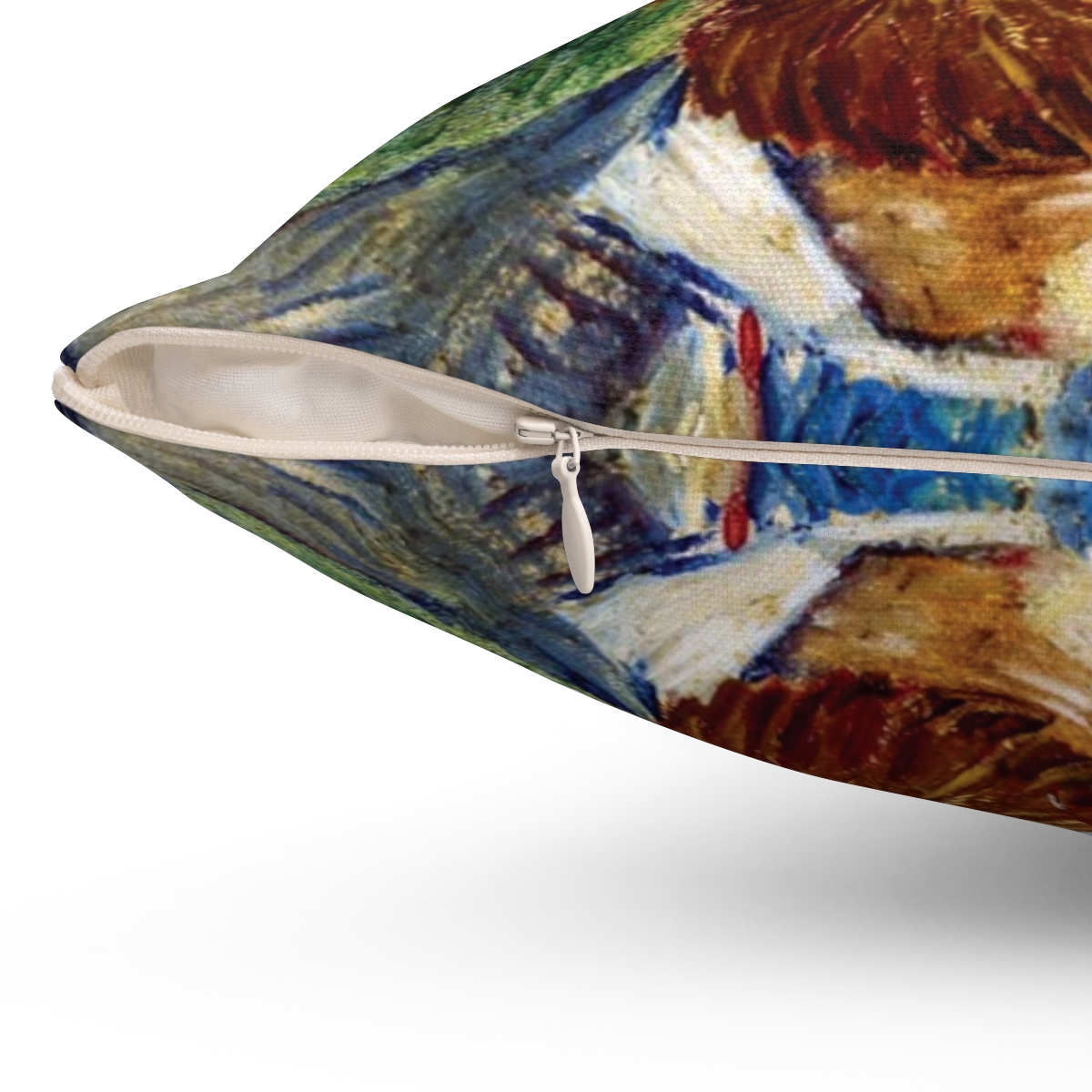 Van Gogh Self-Portrait - Square Pillow - Image 3