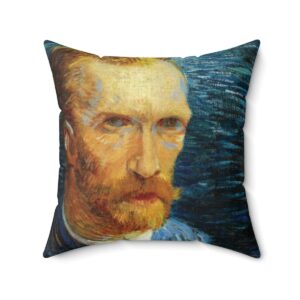 Van Gogh Self-Portrait - Square Pillow
