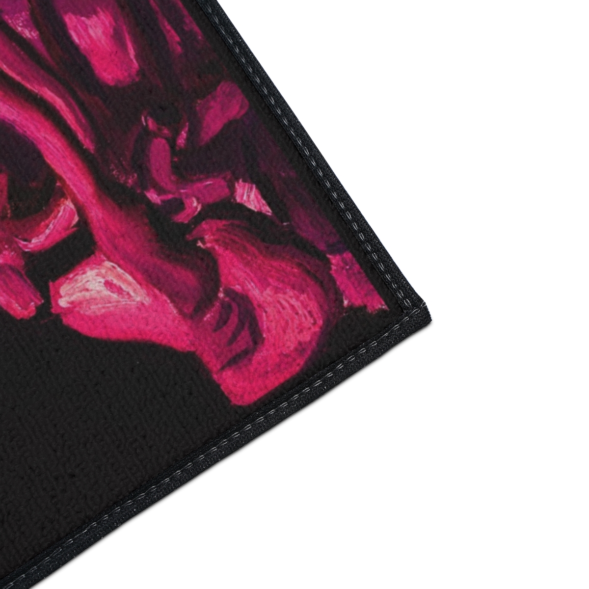 Van Gogh Skeleton with Burning Cigatette - Floor Mat 4 Van Gogh Skeleton with Burning Cigatette - Floor Mat - Image 4