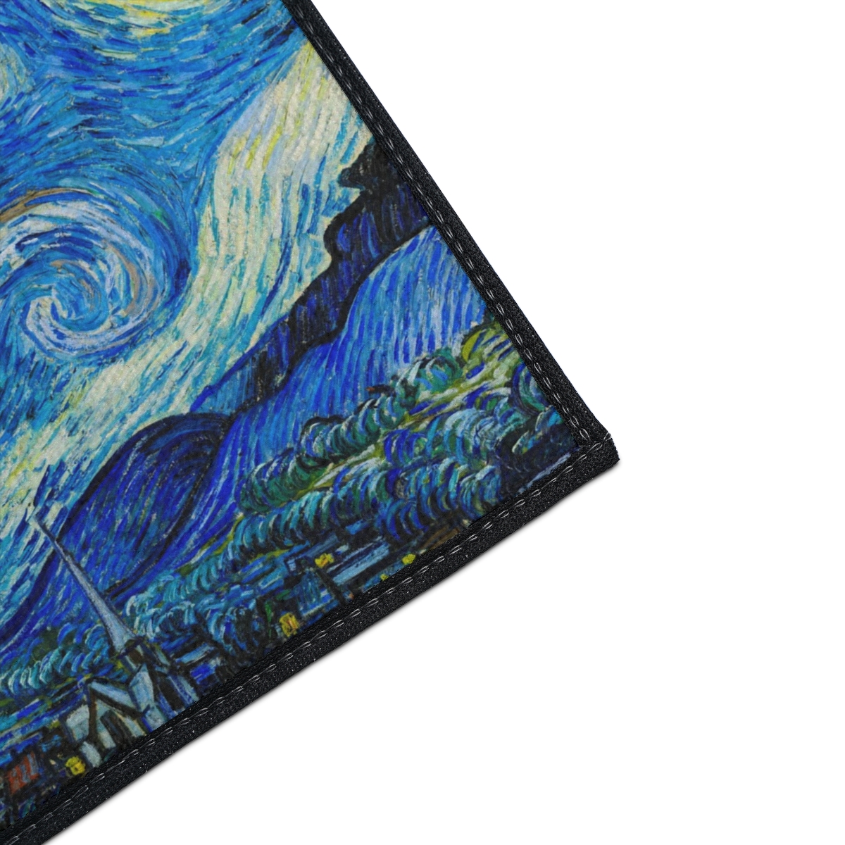 Van Gogh Starry Night - Floor Mat 4 Van Gogh Starry Night - Floor Mat - Image 4