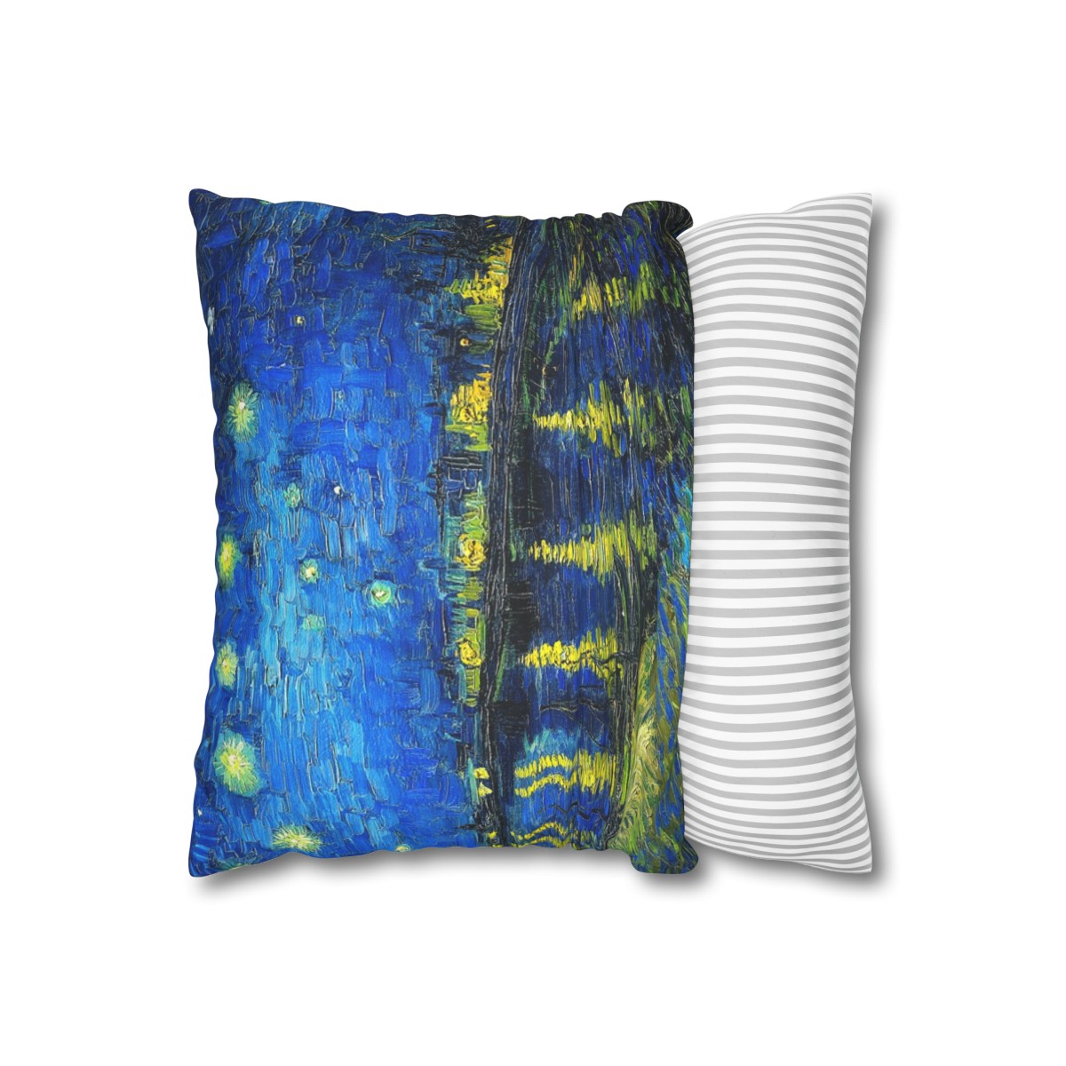 Van Gogh Starry Night over the Rhône - Pillow Case 1 Van Gogh Starry Night over the Rhône - Pillow Case