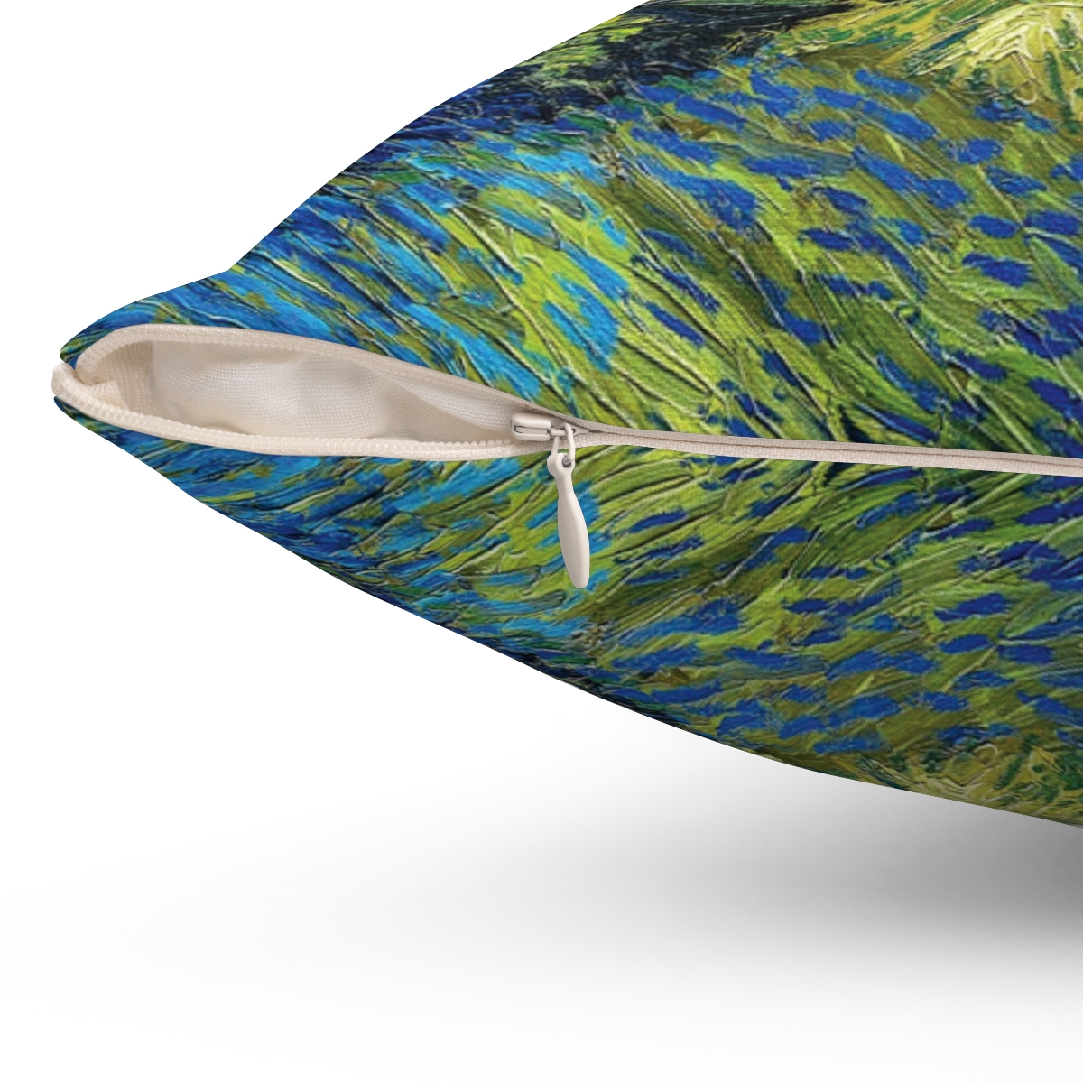 Van Gogh Starry Night over the Rhône - Square Pillow - Image 3
