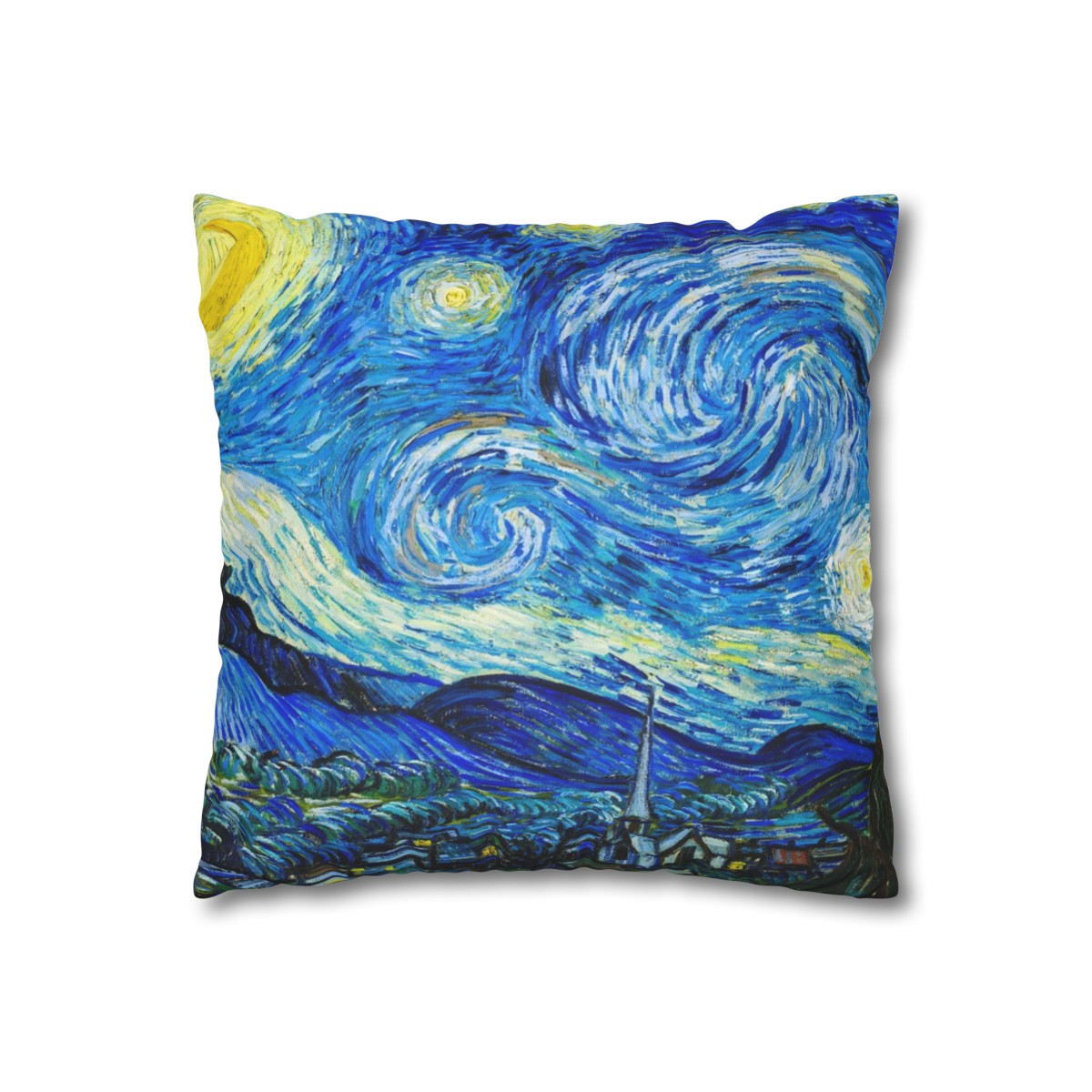 Van Gogh Starry Night - Pillow Case 3 Van Gogh Starry Night - Pillow Case - Image 3