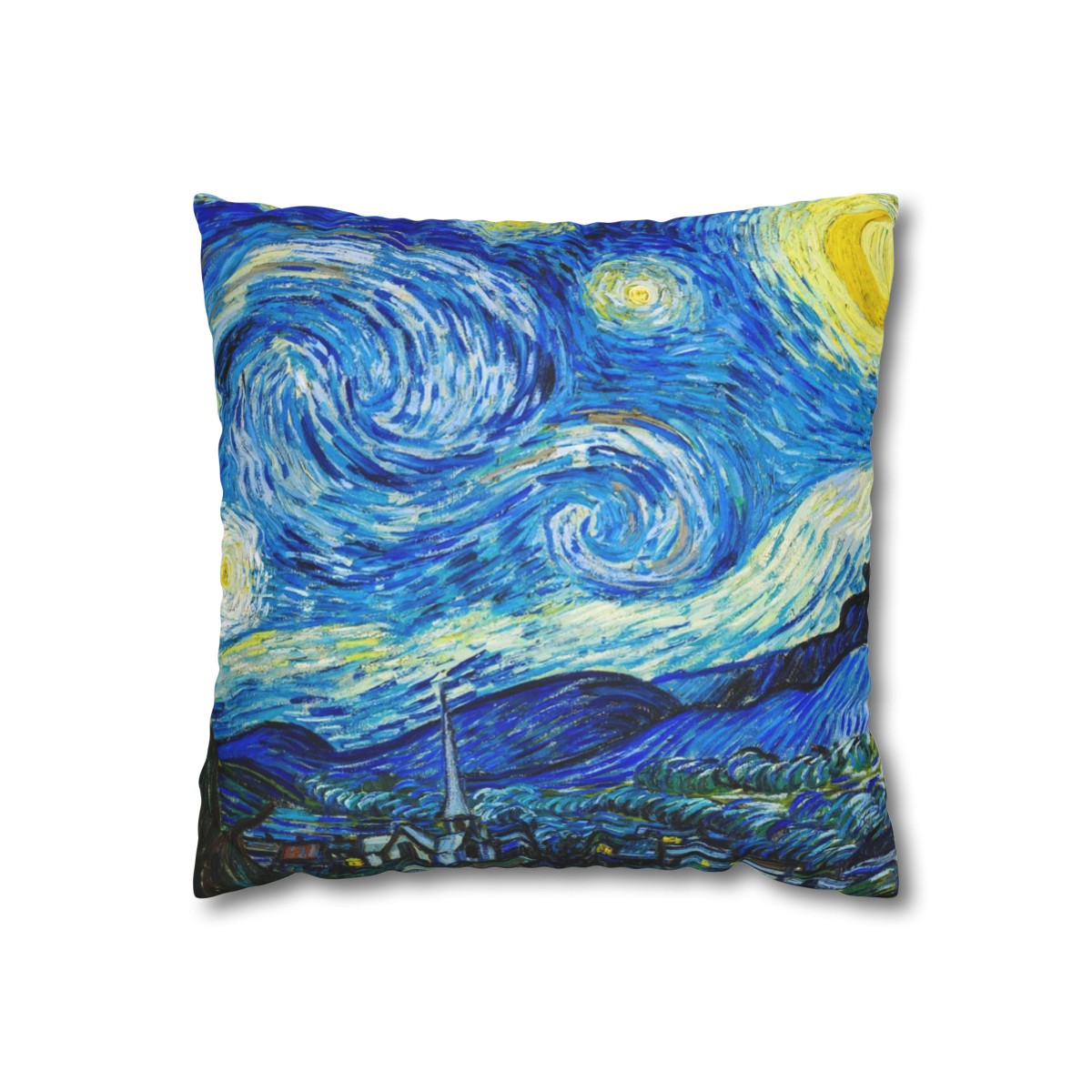 Van Gogh Starry Night - Pillow Case 2 Van Gogh Starry Night - Pillow Case - Image 2