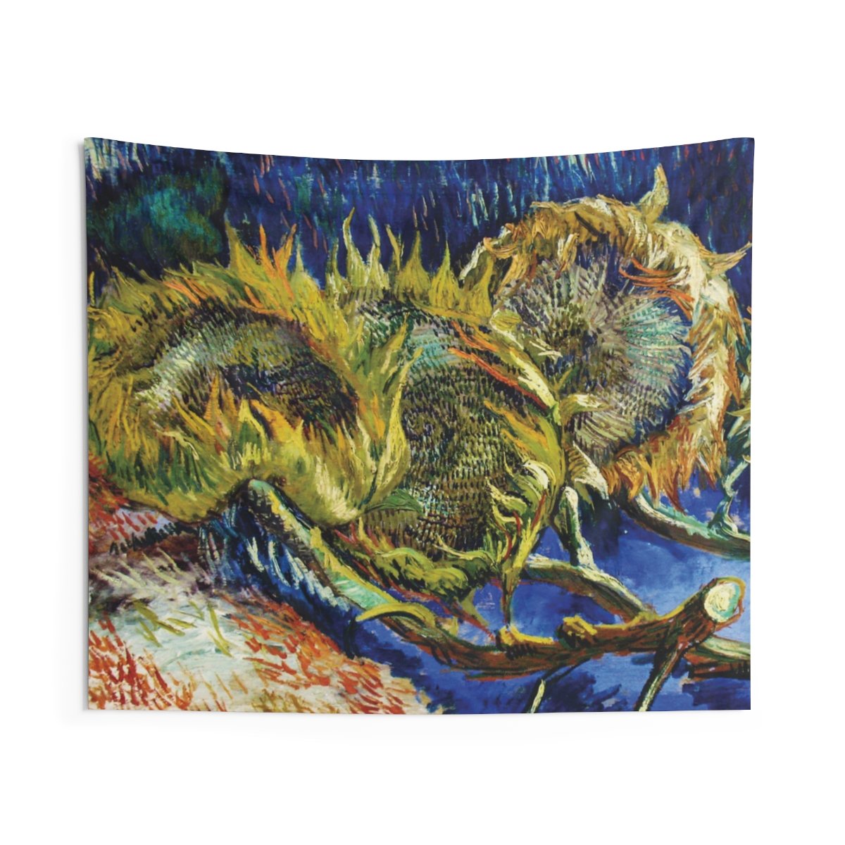 Van Gogh Sunflowers Artistic Wall Tapestry – Soft, Durable & Quick-Drying