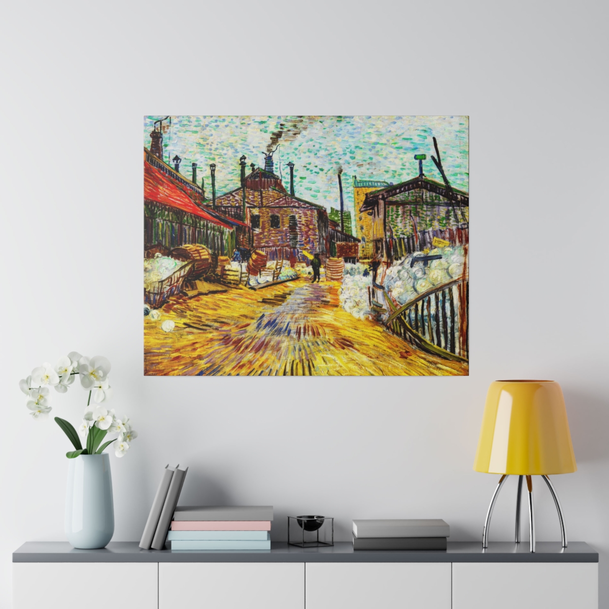 Van Gogh The Factory - Matte Canvas - Image 3