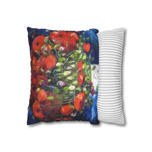 Van Gogh Vase With Red Poppies - Pillow Case