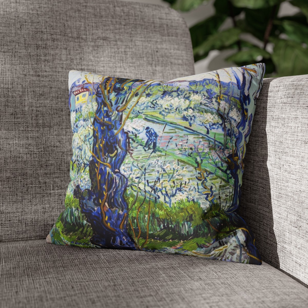 Van Gogh View of Arles - Pillow Case - Image 5