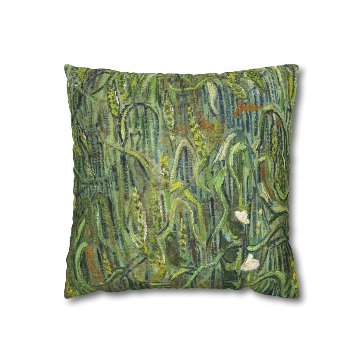 Van Gogh Wheatfield and Butterflies - Pillow Case - Image 2