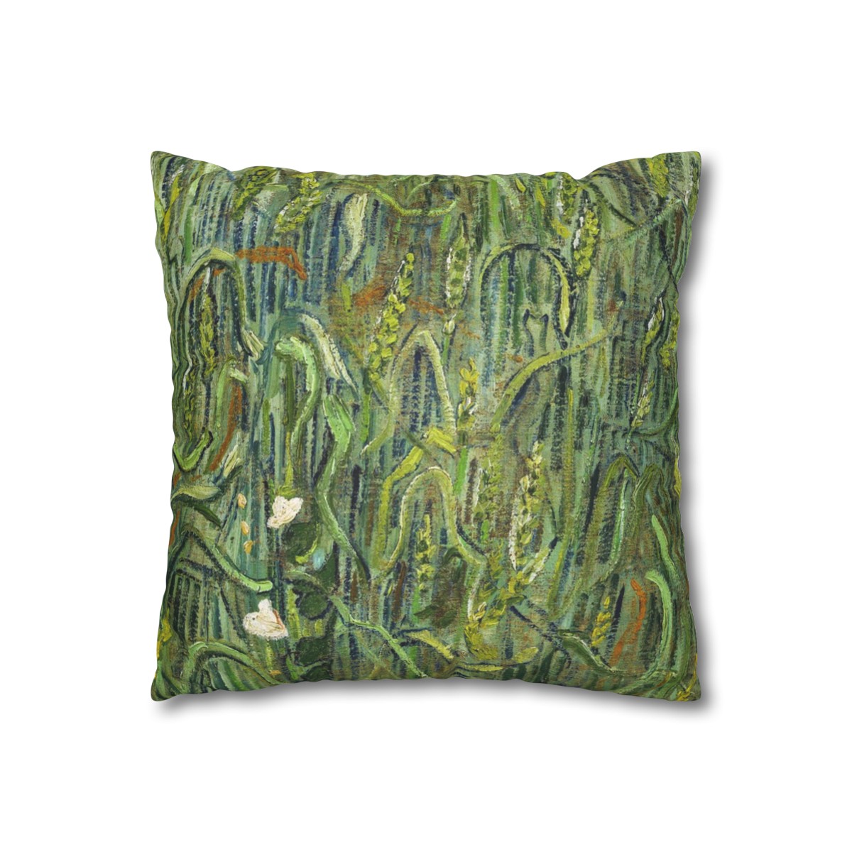 Van Gogh Wheatfield and Butterflies - Pillow Case - Image 3