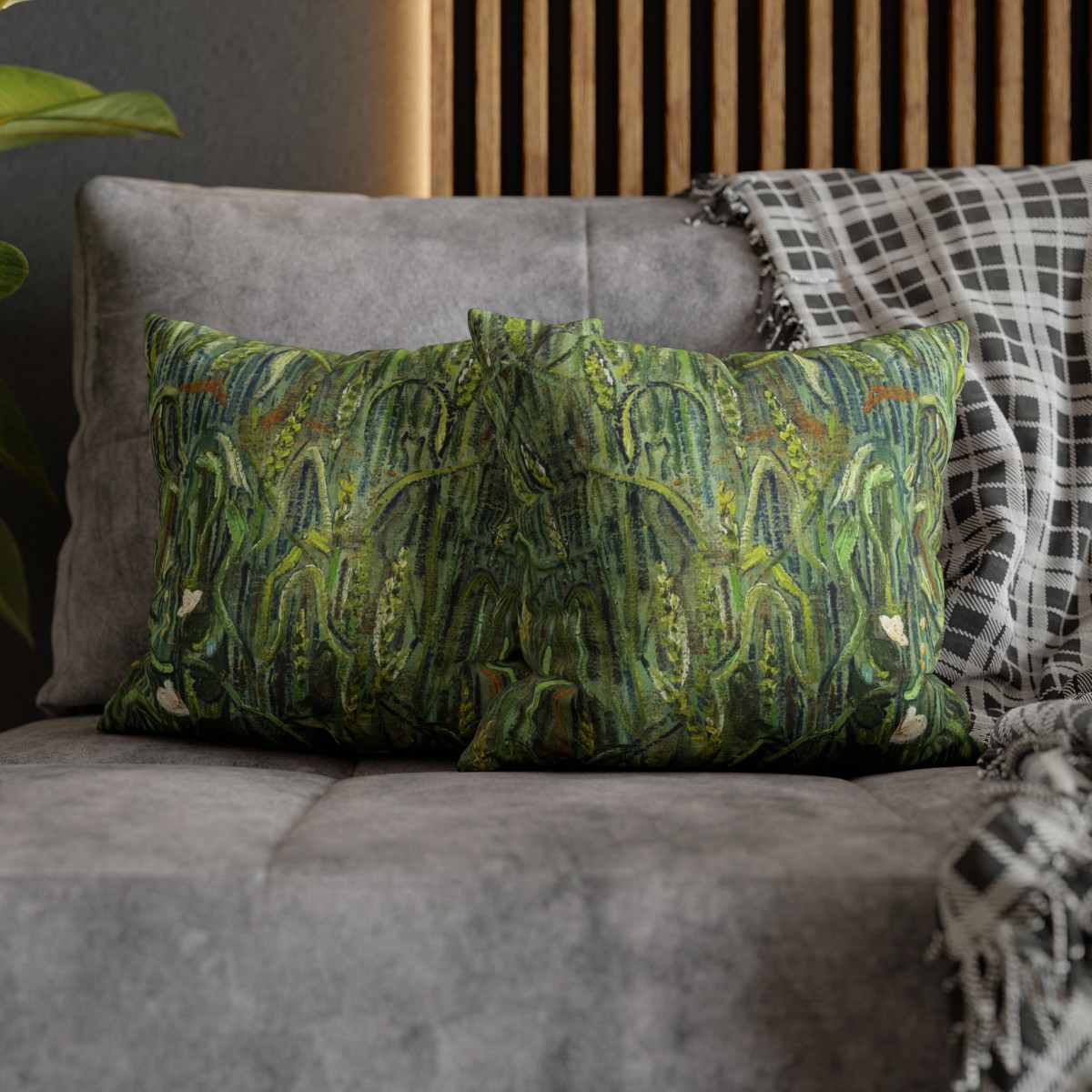 Van Gogh Wheatfield and Butterflies - Pillow Case - Image 6