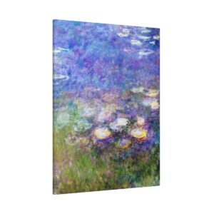 Water lilies Claude Monet- Matte Canvas 3rd in set of 3