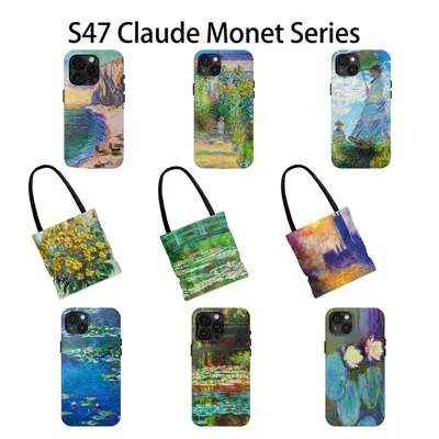 Claude Monet art on phone cases and bags
